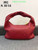 Red hop shoulder bag