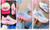 Mixed pink sneakers
