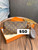 2 tone  brown mono wristlet 