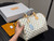 Braided white damier speedy 30 & 20