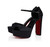 Red dazzled CLB heels