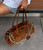 Brown suede C 