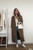 White Leather C D Bag