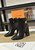 Mono 2 toned ankle boots