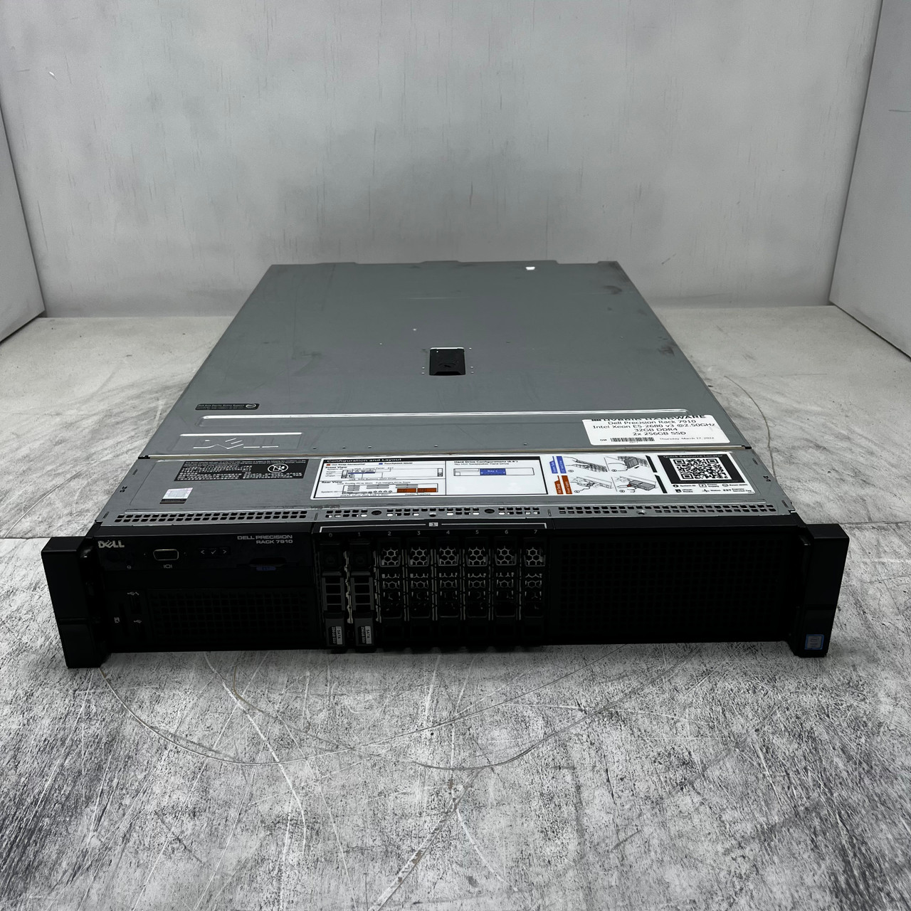 【ラックマウント型ワークステーション】◆DELL Precision Rack 7910◆Xeon E5-2670 v3　×2基　合計48CPU/メモリ32GB 楽天市場】【ラックマウント型ワークステーション】◇DELL