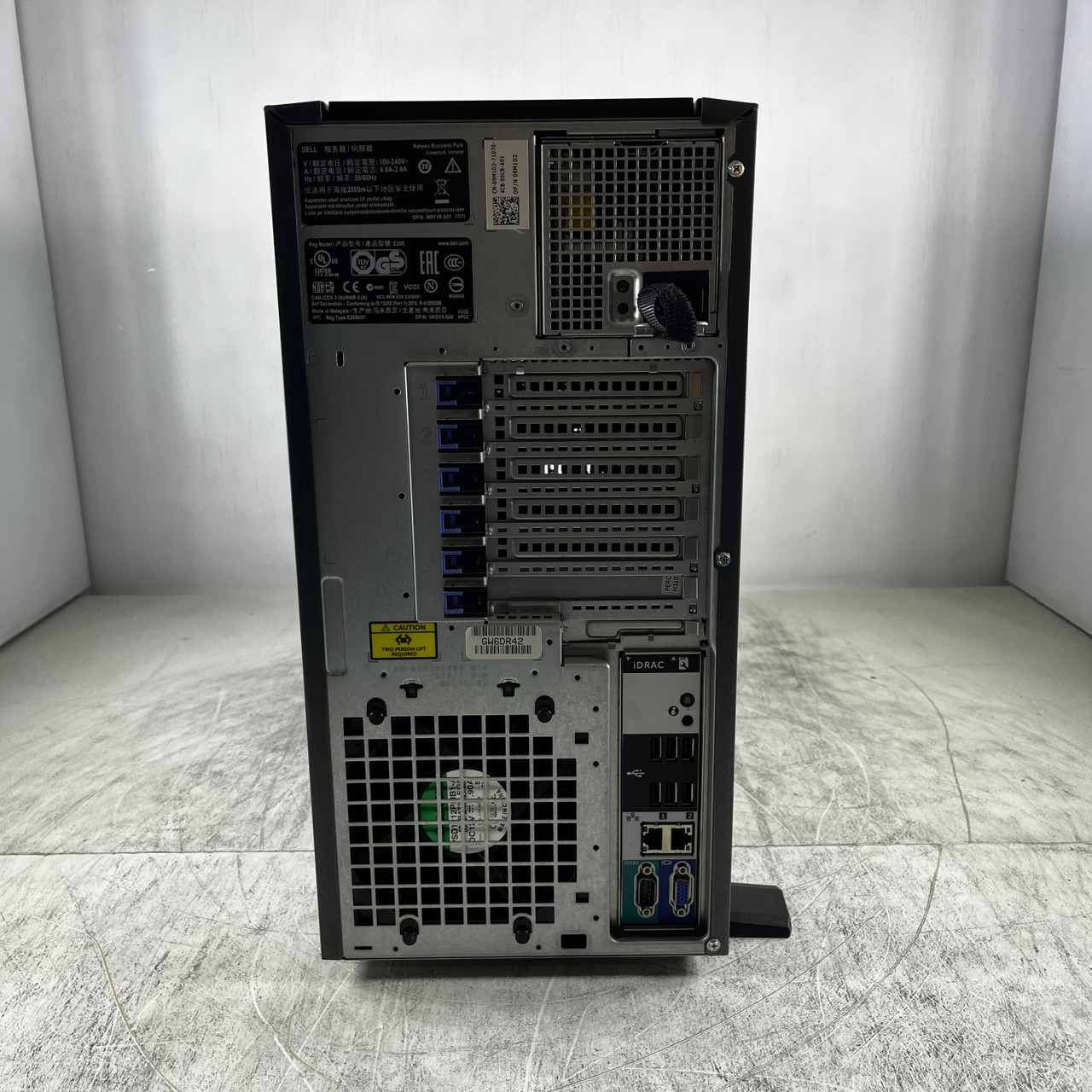 DELL PowerEdge T320 Xeon E5-2403 v2 1.8GHz 16GB 500GBx2台(SATA3.5インチ  RAID1構成) DVD-ROM PERC H310 中古