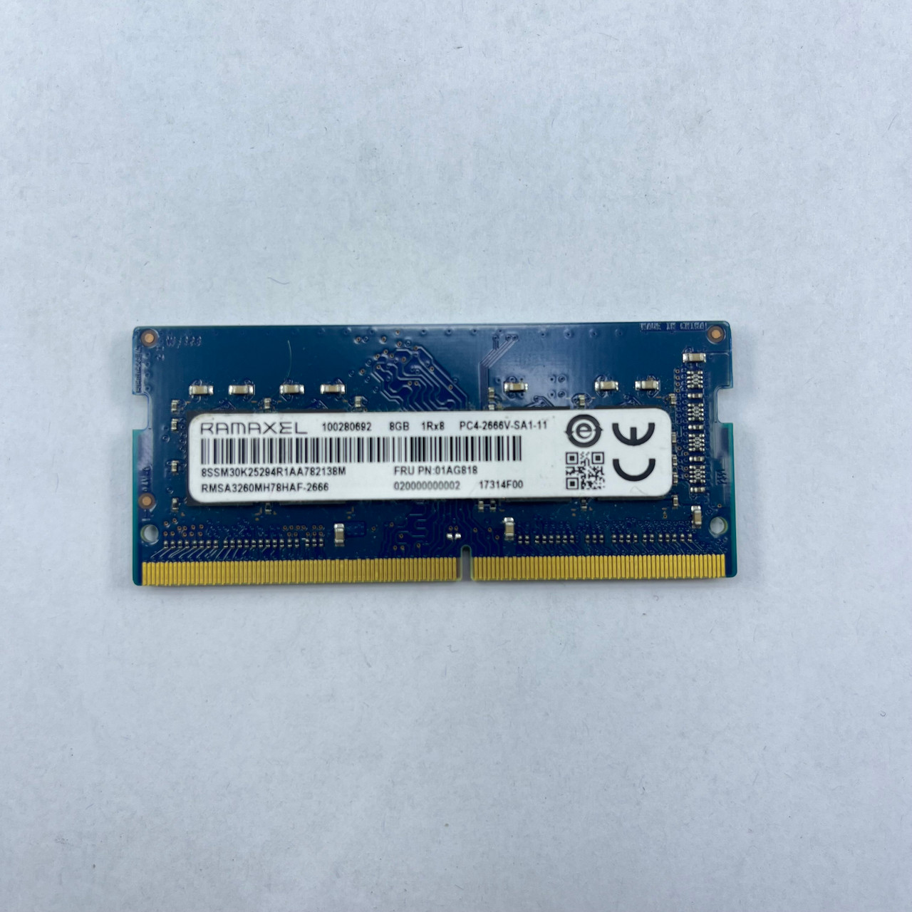 RAMAXEL 8GB 1Rx8 PC4 2666V SA1 11 DDR4 SO-DIMM RAM