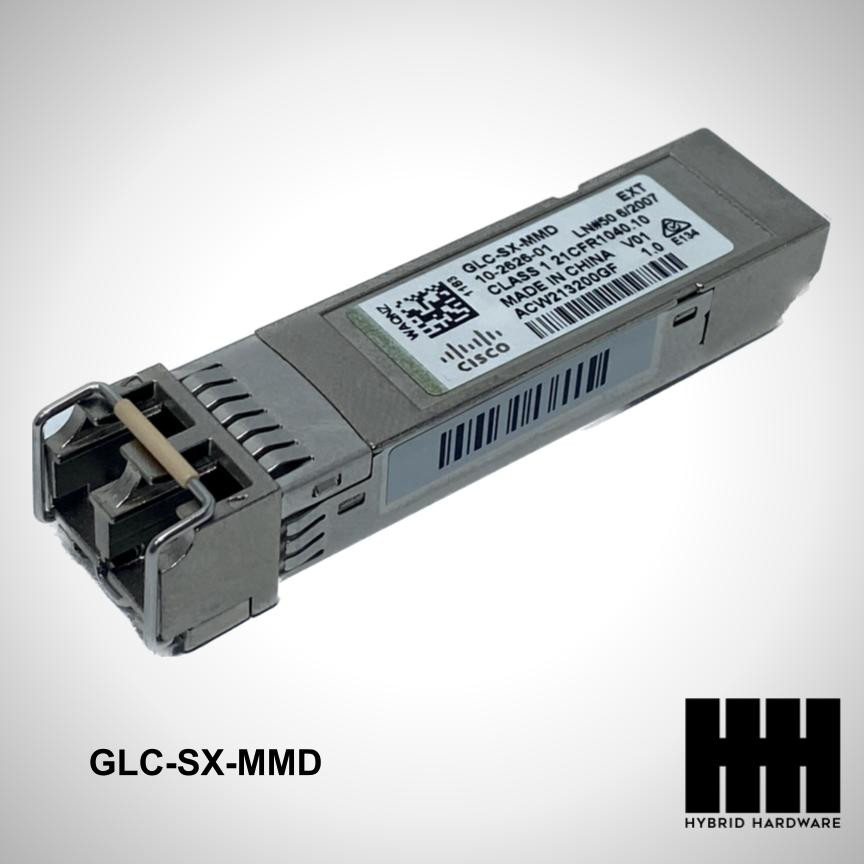 Lot of 2 x GLC-SX-MMD - Cisco 1000BASE-SX FC SFP Module - HYBRID HARDWARE