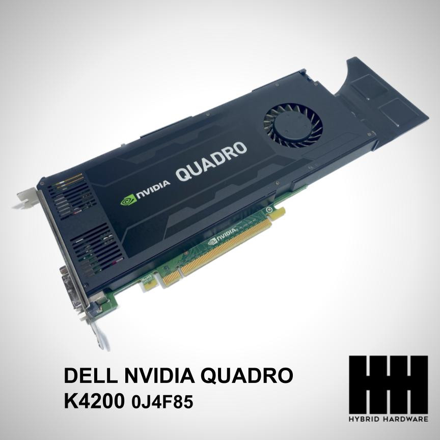 DELL NVIDIA QUADRO K4200 4GB ビデオ グラフィックス カード 0J4F85