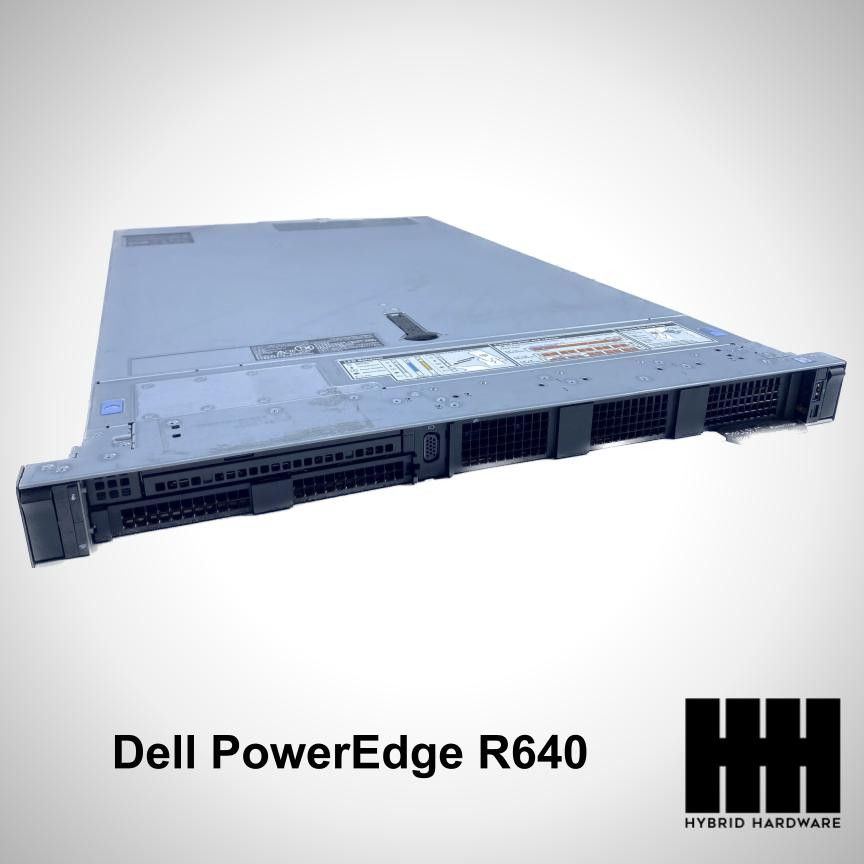 Serveur Dell PowerEdge R640 - 2x Xeon Gold 6134, 128 Go RAM, Rails Inclus - Reconditionné