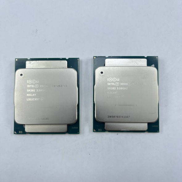 Pair of 2x Intel Xeon E5-2637 v3 @3.50GHz SR202 Processors