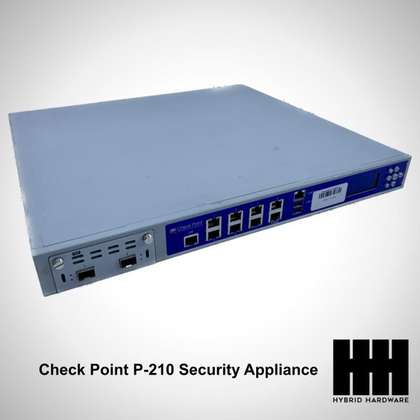 Check Point P-210 Security Appliance with CPAP-ACC-2-10F SFP+ Module 2x PSU