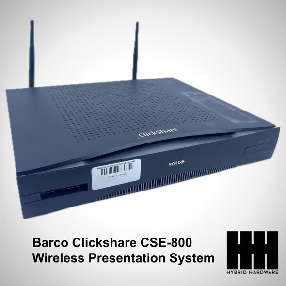 Barco Clickshare CSE-800 Wireless Presentation System R9861580 Base Unit Only