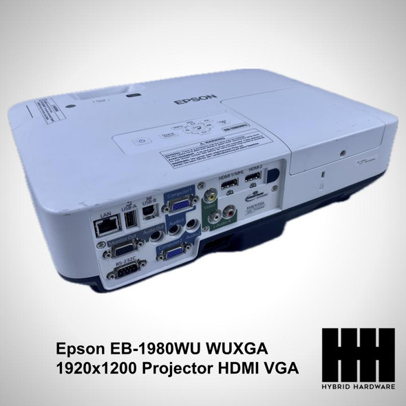 Epson EB-1980WU WUXGA 1920x1200 Projector HDMI VGA 4400 Lumens