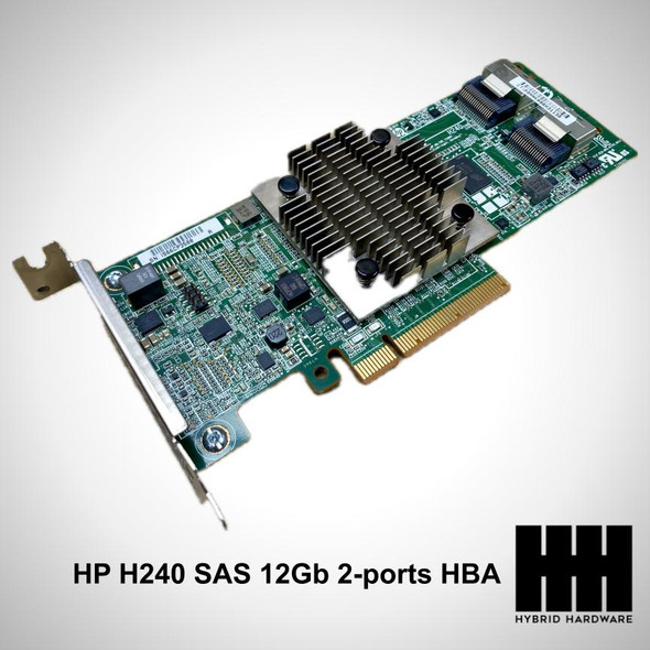 HP H240 SAS 12Gb 2-ports HBA , 779134-001 761873-B21 726907-B21