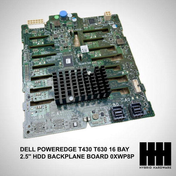 XWP8P DELL POWEREDGE T430 T630 16 BAY 2.5'' HDD BACKPLANE BOARD 0XWP8P