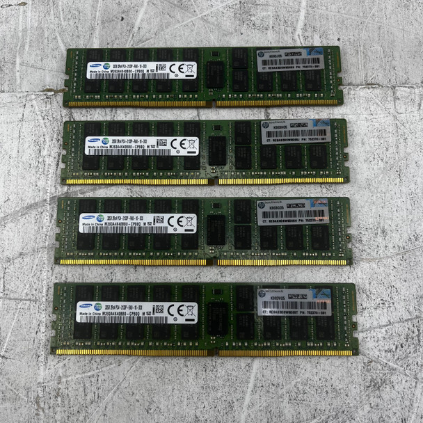 Lot of 4x Samsung M393A4K40BB0-CPB 32GB 2Rx4 PC4 2133P RAM