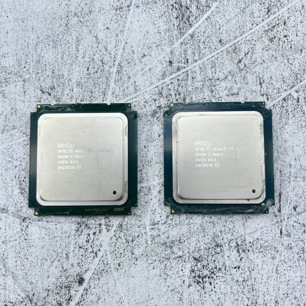 Pair of 2x Intel Xeon E5-2607v2 SR19H @2.70GHz Processor 