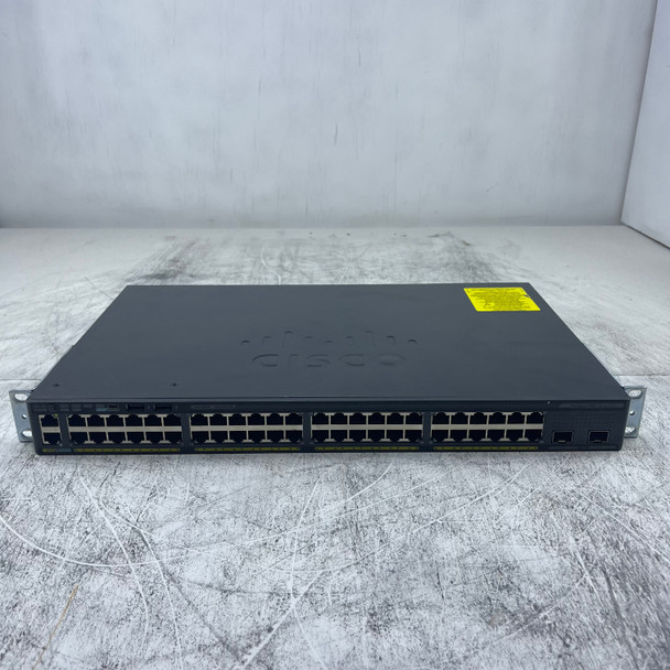 Cisco WS-C2960X-48TD-L V06 48 Port Gigabit Switch w/2960X-Stack Module