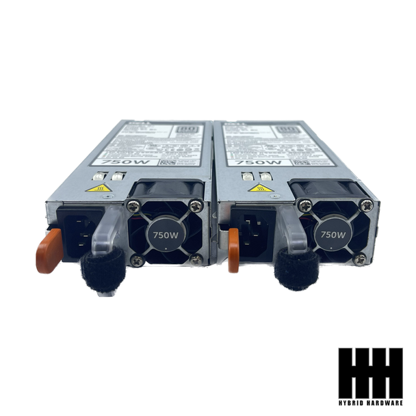 Lot of 2x Dell PowerEdge D750E-S1 750W 80+ Platinum Power Supplies