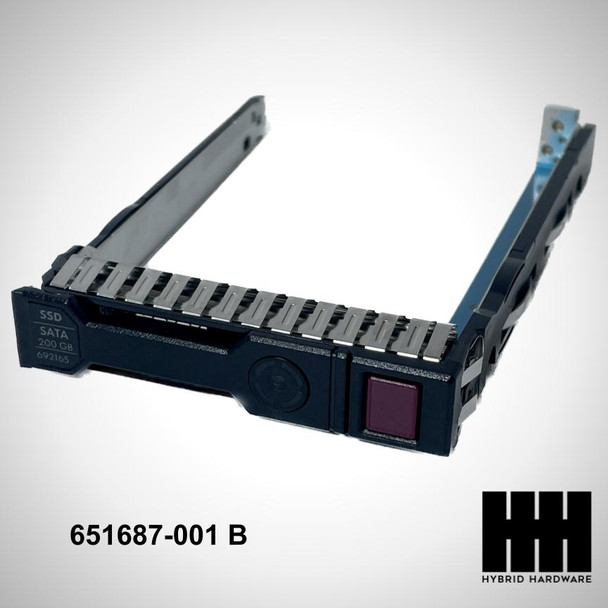 HP Gen8 2.5" Drive Caddy SAS SATA HDD Trays PN: 651687-001 B Rev: 4.010