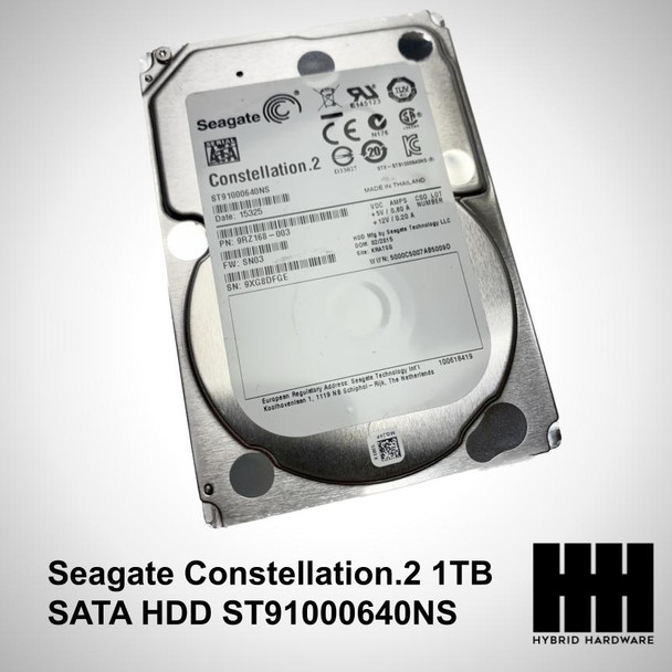 Seagate Constellation.2 1TB SATA 6GBps 7.2K 2.5" HDD ST91000640NS 9RZ168-003