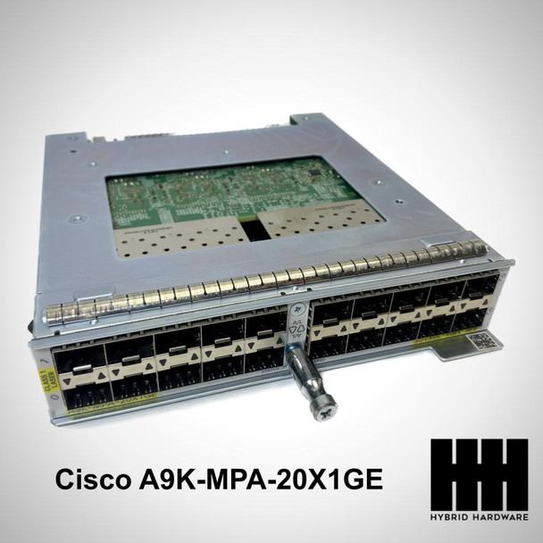 Cisco A9K-MPA-20X1GE Module 20-port 1-Gigabit port Adapter ASR 9000