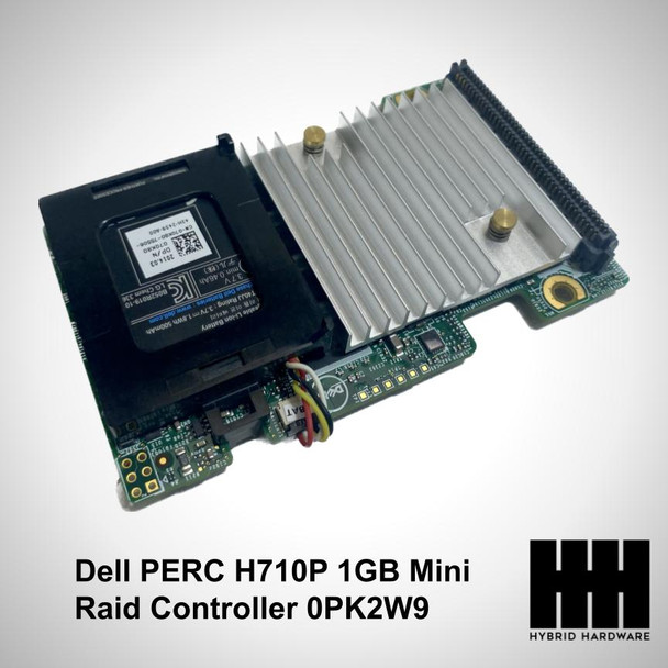 Dell PERC H710P 1GB Mini Raid Controller Poweredge M520 M620 M820 0PK2W9 Battery