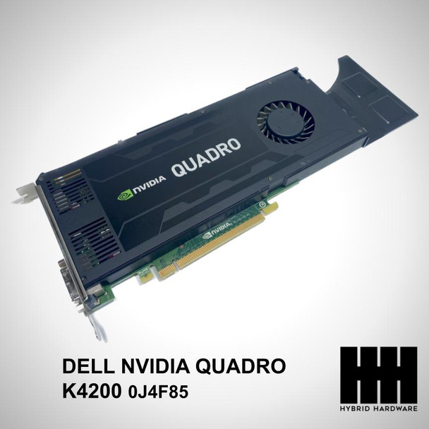 DELL NVIDIA QUADRO K4200 4GB GDDR5 PCIE GRAPHIC CARD DP/N: 0J4F85