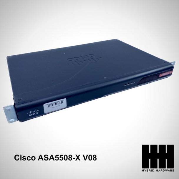 Cisco ASA5508-X V08 Firewall Security Appliance 128GB SSD with Rack Ears