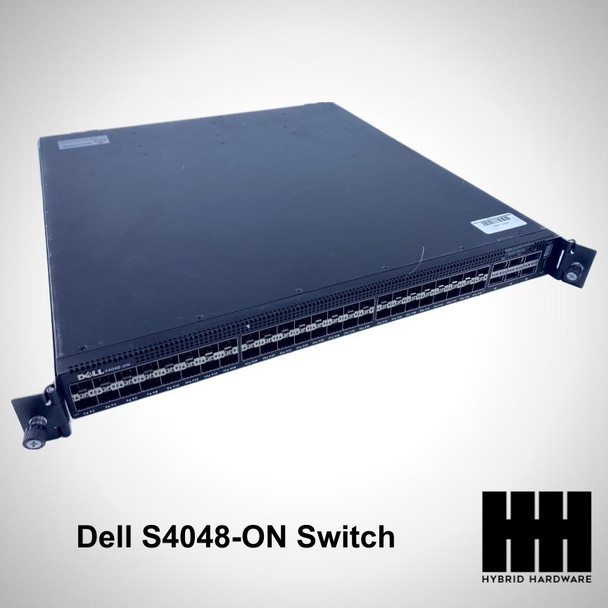 Dell S4048-ON 48x 10Gb SFP+ 6x QSFP+ Layer 3 Switch 2 x 460w PSU