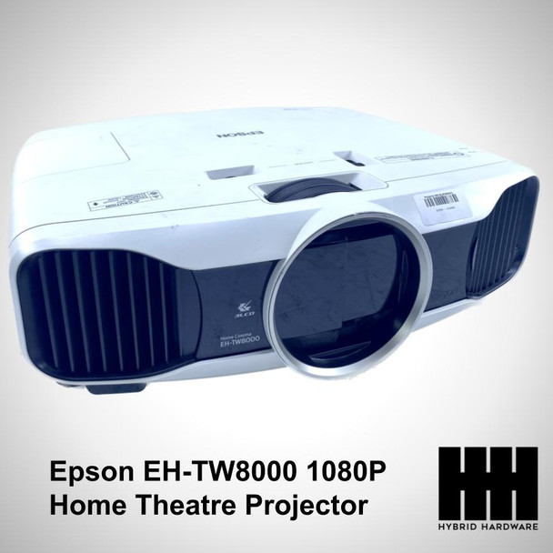 Epson EH-TW8000 1080P Home Theatre Projector - Used Tested Functional