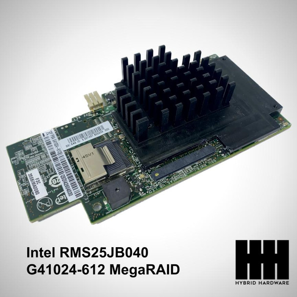 Intel RMS25JB040 G41024-612 MegaRAID Module w/G50073-301 4 Port Backup Battery
