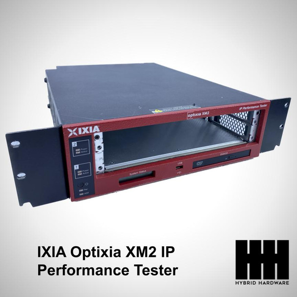 IXIA Optixia XM2 IP Performance Tester Portable Chassis TESTED w/ Rackmounts