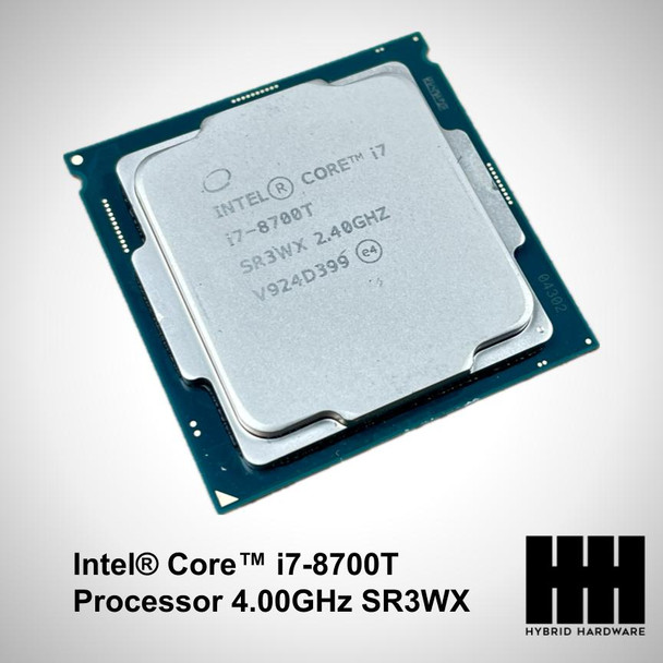 Intel® Core™ i7-8700T Processor 12M Cache, up to 4.00 GHz SR3WX