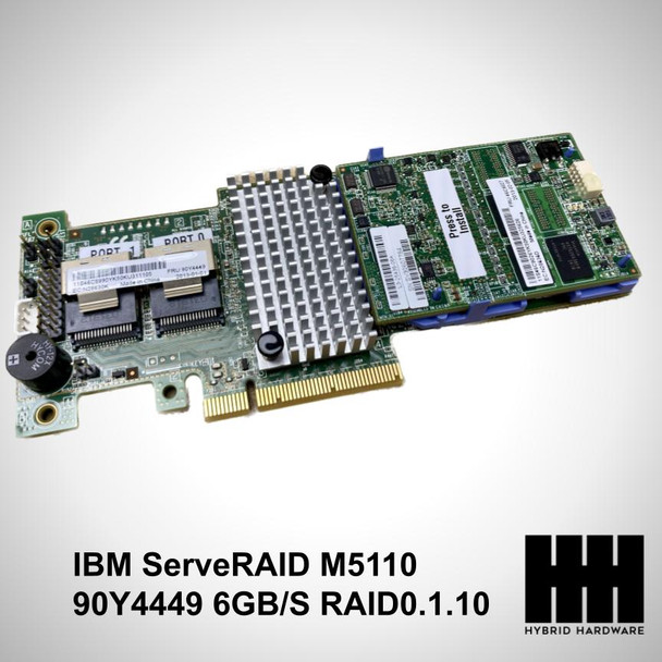 IBM ServeRAID M5110 90Y4449 6GB/S RAID0.1.10 with cache 49C9027