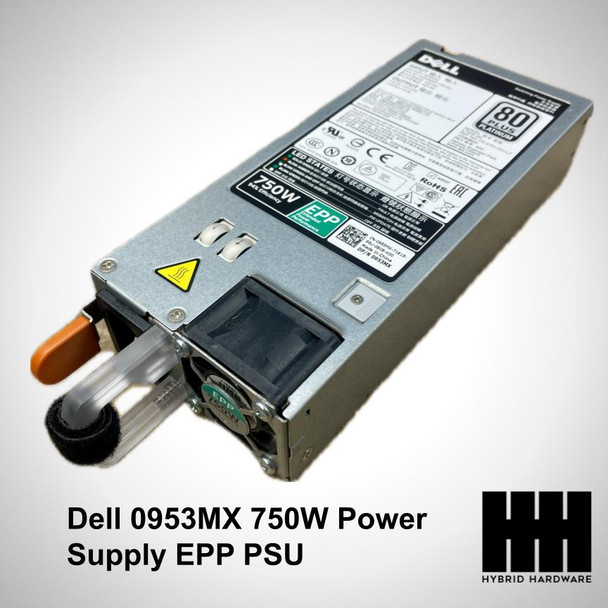 Dell 0953MX 750W Power Supply EPP Platinum Plus PSU