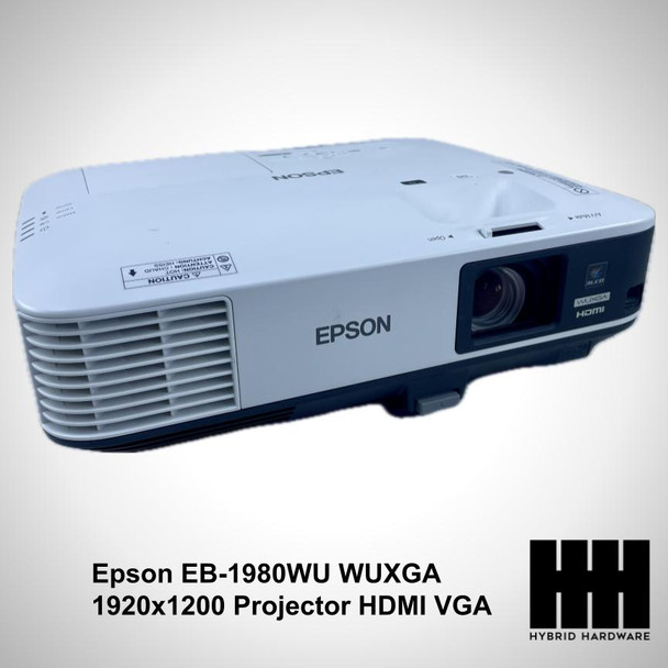 Epson EB-1980WU WUXGA 1920x1200 Projector HDMI VGA 4400 Lumens