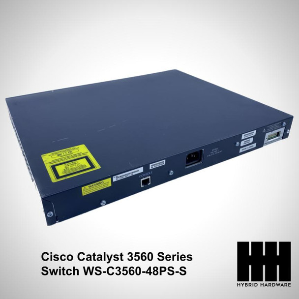 Cisco Catalyst 3560 Series 48-Ports PoE-48 Switch WS-C3560-48PS-S V05