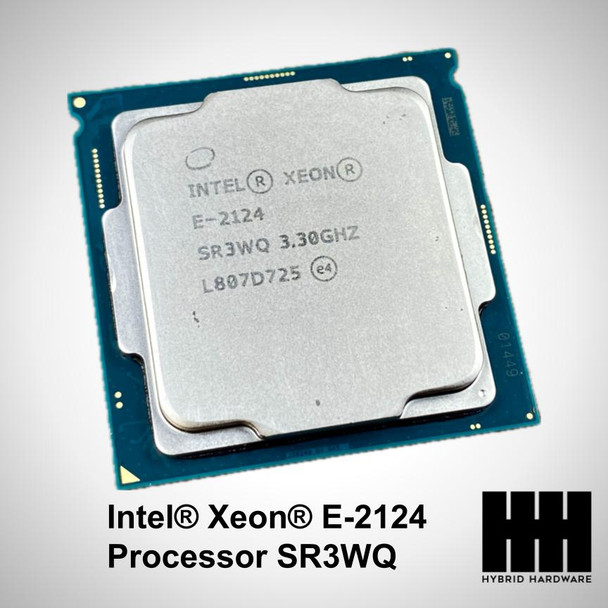 Intel® Xeon® E-2124 Processor 8M Cache, up to 4.30 GHz SR3WQ
