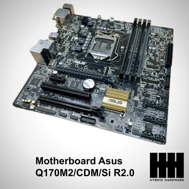 LGA 1151 Intel 6th / 7th gen CPU Asus Q170M2/CDM/Si R2.0 1 PCI Windows 7 8.1 10