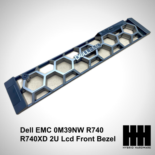 Genuine Dell EMC 0M39NW PowerEdge R740 R740XD 2U Lcd Front Bezel Faceplate