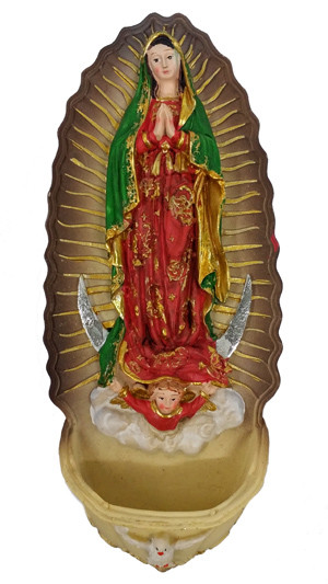 FUENTE VIRGEN DE GUADALUPE 8" Resina