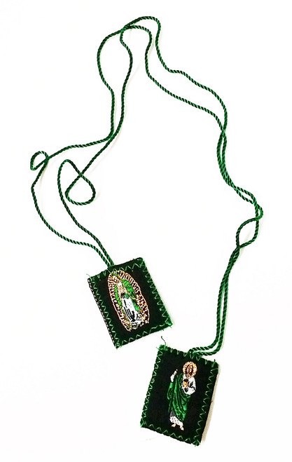 ESCAPULARIO DE LA VIRGEN DE GUADALUPE Y SAN JUDAS - Mediano