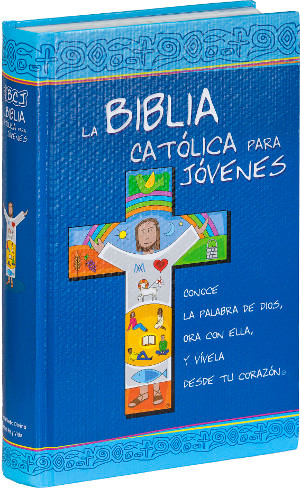 LA BIBLIA CATÓLICA PARA JÓVENES- Junior. Hard Cover / Índices -Azul-