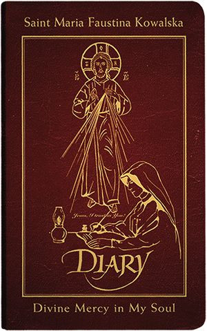 DIARY Sain Maria Faustina Kowalska - Deluxe Bonded leather