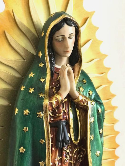 VIRGEN DE GUADALUPE MEDIANA 22'' (56 cms)