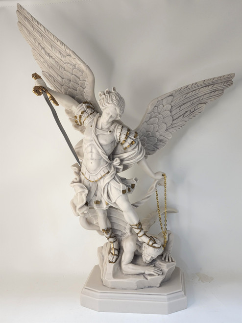 ESTATUA SAN MIGUEL MARMORIZADO