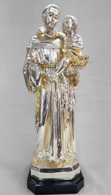 ESTATUA SAN ANTONIO ARGENTO