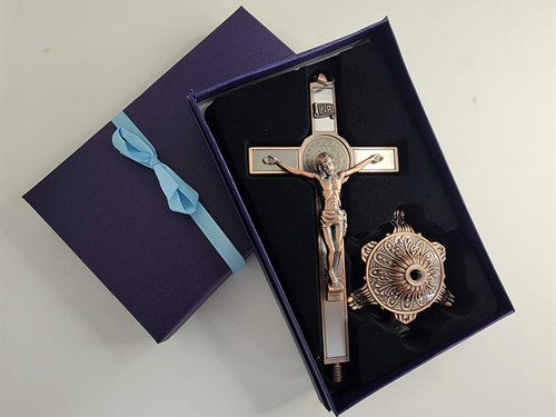 CRUZ SAN BENITO BASE METAL COBRE 8"                         